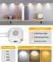 MORIACC Вътрешно LED осветление за кухня, под шкаф, под плот, за гардероб, с таймер, 6 бр., снимка 7