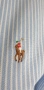 POLO Ralph Lauren Oxford Stripe Knit Pique Cotton Womens Size M НОВО ! ОРИГИНАЛ! Дамска Риза!, снимка 11