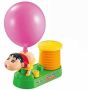 Забавна детска игра със зарчета и количка за надуване на балони 