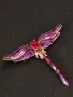 fascinating dragonfly brooch, интересен брошка със стрекоза  , снимка 1