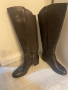 Високи дамски тъмно кафяви ботуши номер 39, снимка 1