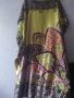 Silk Village Size L 100% Коприна Страхотна дълга рокля, снимка 1 - Рокли - 45342765