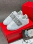Valentino Дамски Бели Маратонки С Кристали👟Дамски Спортни Обувки С Камъни В Бял Цвят Код E1326, снимка 3