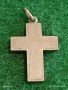 Сребърен кръст с текстурирана повърхност майсторска изработка 49377, снимка 4
