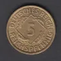 Германия 5 REICHSPFENNING Пфенинга 1936 A #845, снимка 3