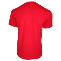 Памучна тениска в червен цвят, снимка 2 - Тениски - 45164235