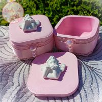 Керамични кутийки за кръстче, косичка и бебешки съкровища , снимка 3 - Декорация - 45093660