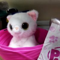 Интерактивна играчка Zuru Pets Alive Smitten Kittens, интерактивно котенце с аксесоари, цвят: бяло, снимка 7 - Образователни игри - 46010579