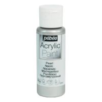 Акрилна боя Pebeo Silver Pearl Acrylic Craft Paint 59ml, снимка 1 - Други - 45265441