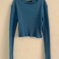 ZARA 2 къси сини блузи, снимка 3 - Блузи с дълъг ръкав и пуловери - 45429203