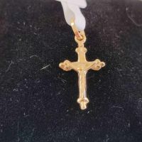 Нов Златен кръст-0,32гр/14кр, снимка 1 - Колиета, медальони, синджири - 45931738