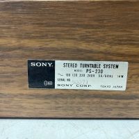 SONY New Stereo Turntable System дек PS-230 Грамафон, снимка 16 - Грамофони - 45483863