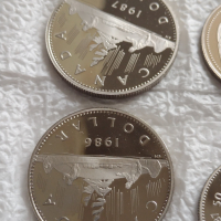 Лот монети 12 броя Канадски долара, центове непипани мат гланц перфектно състояние 43634, снимка 2 - Нумизматика и бонистика - 45020832