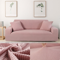 Еластичен калъф за диван "Комфорт", розово, снимка 7 - Други - 44978019