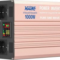XWJNE 12 V до 230 V Чиста синусоида 1000 W Инвертор Автомобилен преобразувател на напрежение, снимка 1 - Друга електроника - 45371844