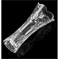  Стъклена ваза-Височина -19,5см.,Диаметър-9см.,DS- 0520 , снимка 3 - Декорация за дома - 45827064