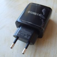 USB зарядно TE-210, 36W, 2 USB извода (QC3.0), снимка 3 - Друга електроника - 45492449