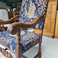 Старинно кресло от XIX век, снимка 17 - Дивани и мека мебел - 45374296