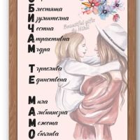 Постер "Обичам те, мамо", снимка 4 - Декорация за дома - 45136166
