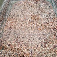 ръчно тъкан копринен килим, снимка 7 - Килими - 45927252