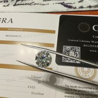 Мойсанит (диамант) 5 карата сертификат, снимка 7 - Други - 45293652