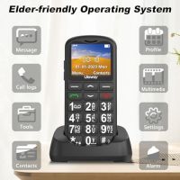 Нов Мобилен телефон с големи бутони за възрастни Отключен SOS бутон, снимка 7 - Други - 45143690