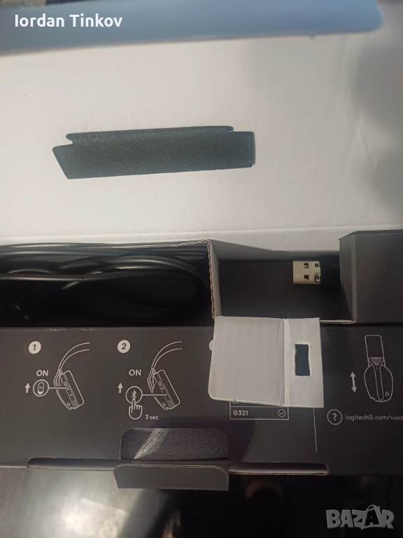 Геймърски слушалки Logitech g321 lightspeed, снимка 1