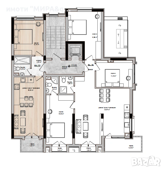 Двустаен апартамент кв. Бадема, гр. Хасково, снимка 1