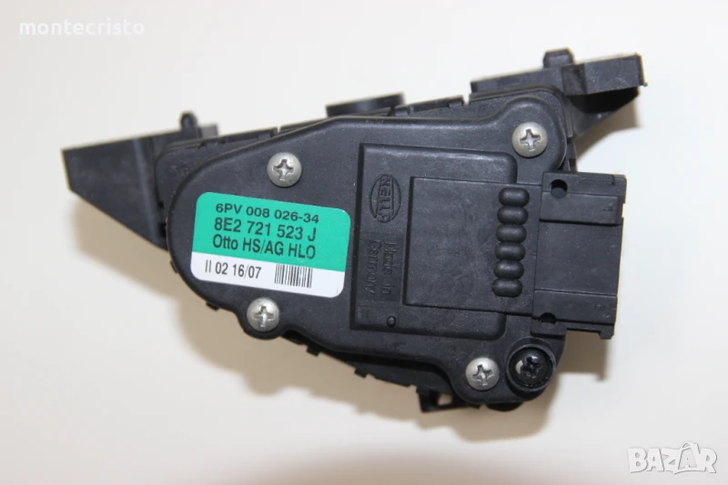 Педал газ Audi A4 B7 (2004-2007г.) 8E2721523J / 8E2 721 523 J / 6PV00802634 потенциометър, снимка 1