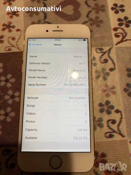 Iphone 6s Батерия на 99% 128GB, снимка 1