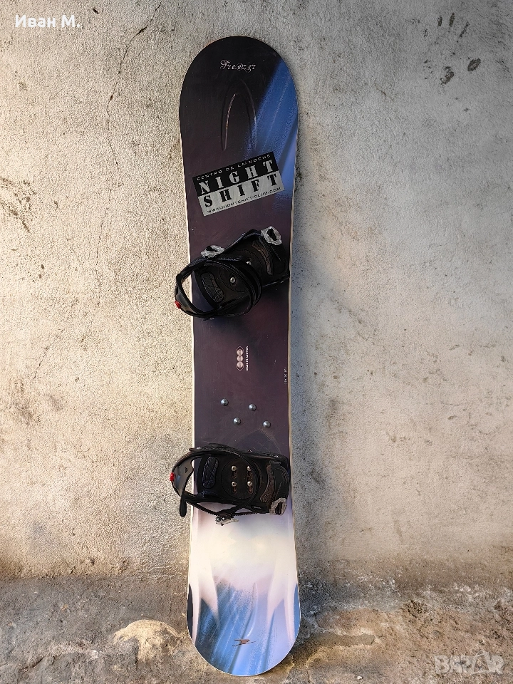 Сноуборд с автомати 160 см , снимка 1