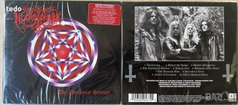 Necrophobic – The Nocturnal Silence Ltd-2022, снимка 1