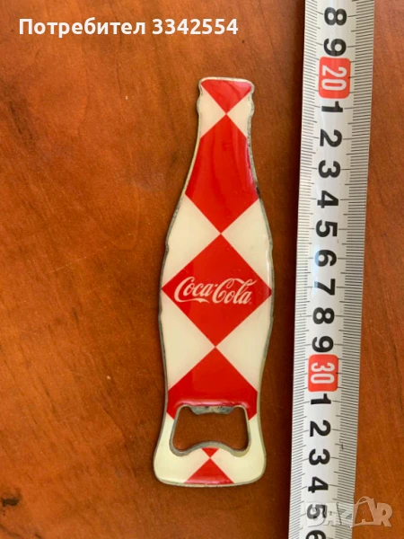 ОТВАРАЧКА СТАРА ЕМАЙЛИРАНА КОКА КОЛА COCA COLA, снимка 1