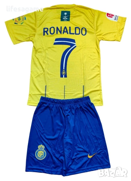 ПОСЛЕДНА БРОЙКА!! Детско - юношески футболен екип Ал Насър Роналдо Al Nassr Ronaldo , снимка 1