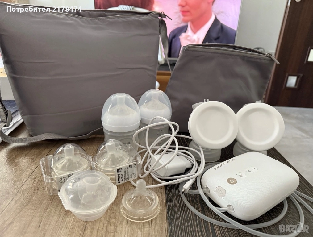 Двойна помпа за кърма, Philips Avent Premium, снимка 1
