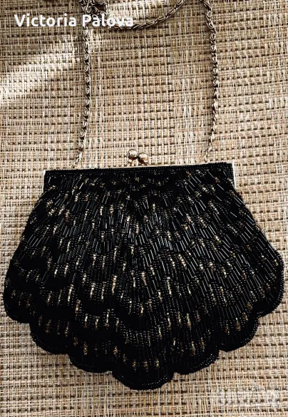 Красива чанта с мъниста , снимка 1