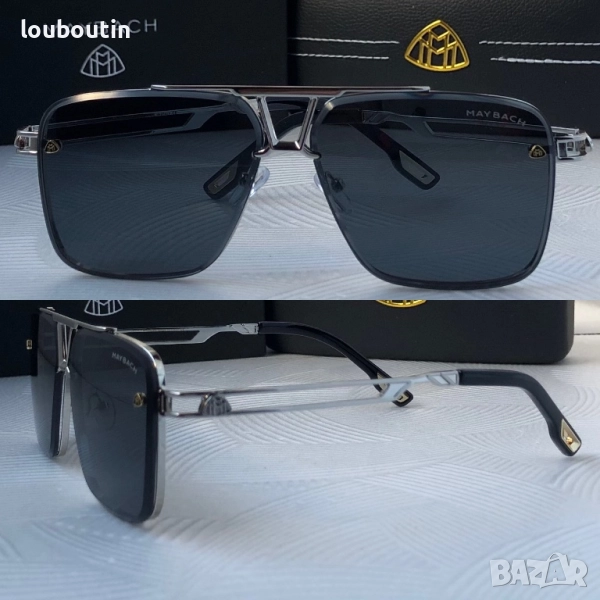 Мъжки слънчеви очила правоъгълни 4 цвята Maybach, снимка 1