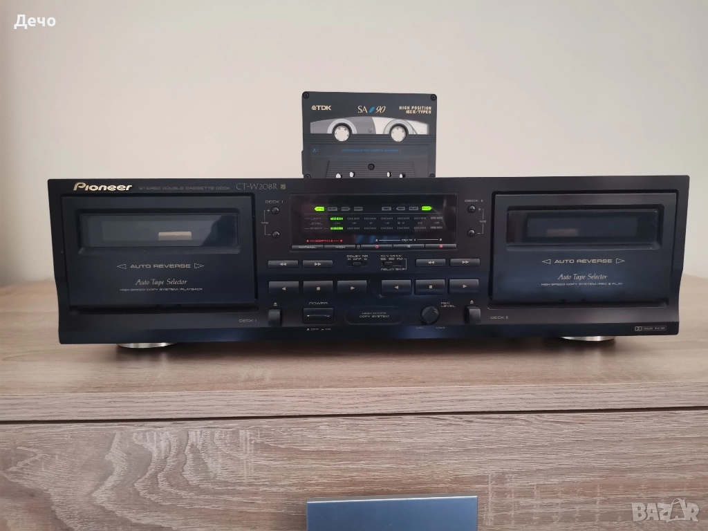 Касетен дек Pioneer ct w208r , снимка 1