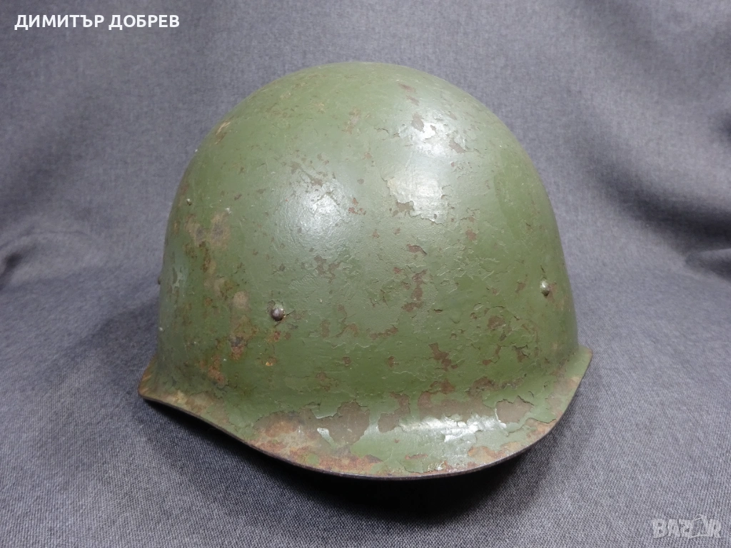 СТАРА РУСКА СЪВЕТСКА СССР ВОЕННА КАСКА ШЛЕМ СШ-40, снимка 1