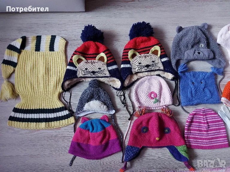 Детски и бебешки плетива, шапки и ръкавички, снимка 1
