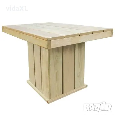 vidaXL Градинска маса, 110x75x74 см, импрегниран бор(SKU:44908), снимка 1