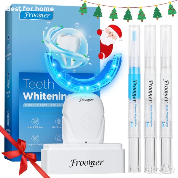 Комплект за избелване на зъби с LED светлини, снимка 1