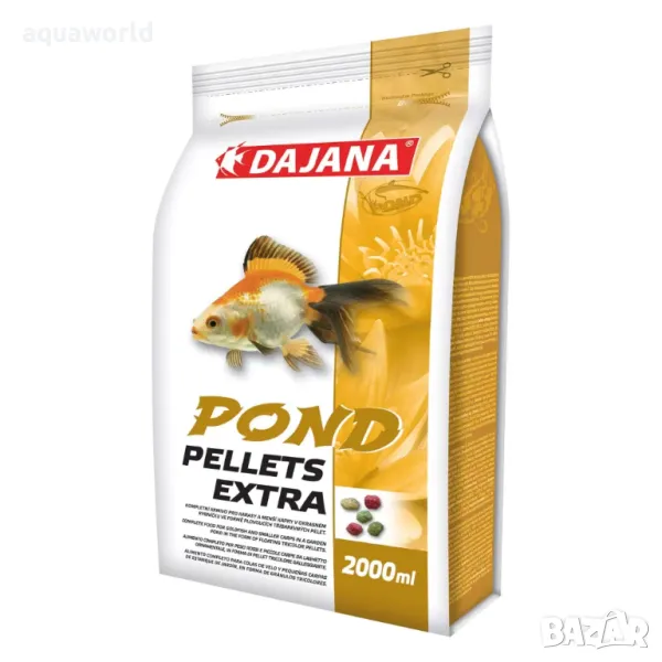 "Безплатна доставка" Dajana Pet Pond KOI PELLETS Extra 2L, снимка 1