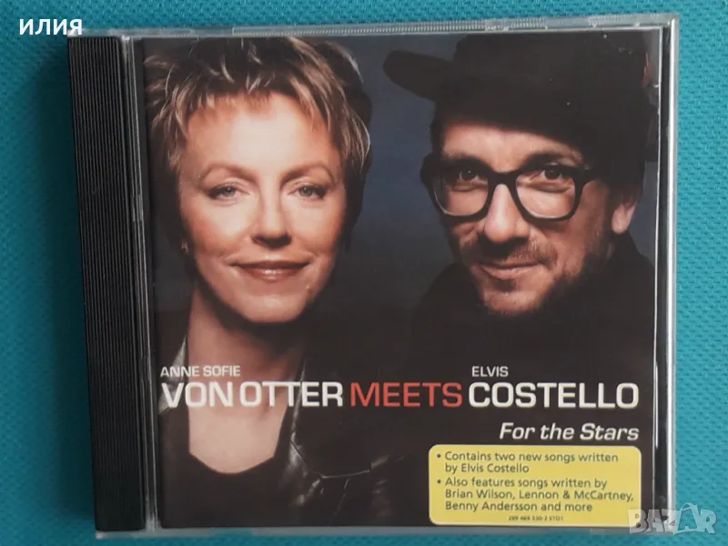 Anne Sofie Von Otter Meets Elvis Costello – 2001 - For The Stars(Deutsche Grammophon – 4695302)(Pop,, снимка 1