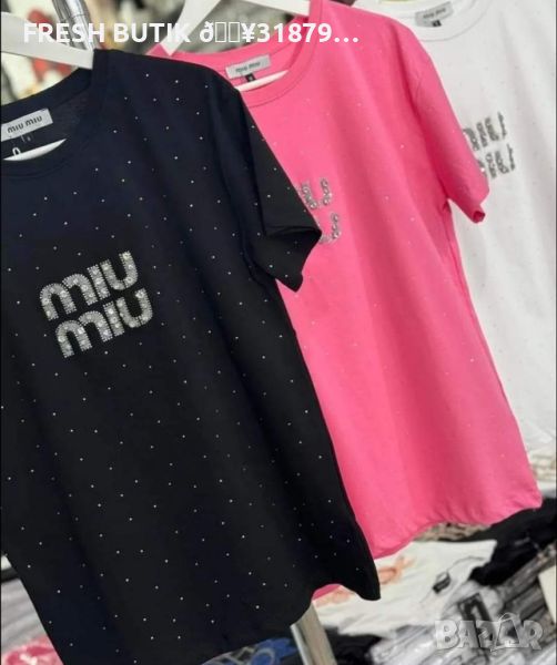 Дамски Памучни Тениски 💥MIU MIU, снимка 1