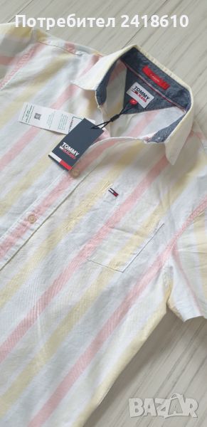 Tommy Hilfiger Pique Cotton Classic Fit Mens Size M ОРИГИНАЛ! НОВО! Мъжка Риза!, снимка 1