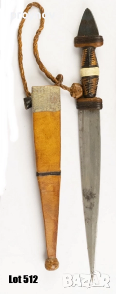 СтараТуарегска кама 32см.- Алжир , снимка 1