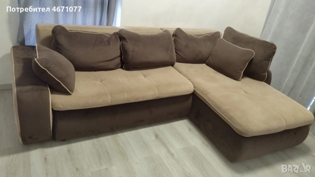 Холова гарнитура ъглова 270/170/75 см., снимка 1