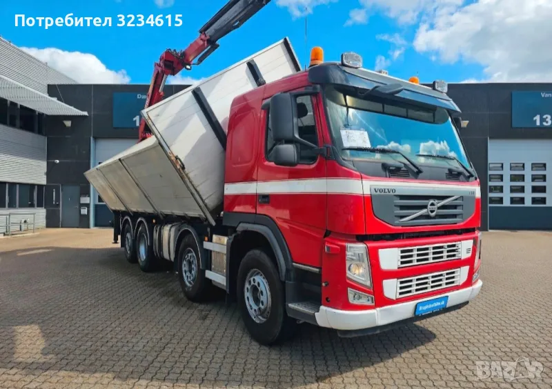 Самосвал 4оси +кран , снимка 1