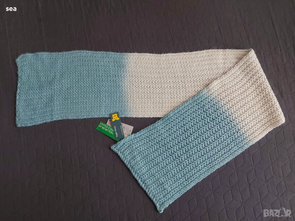 Нов зимен шал Benetton , снимка 1